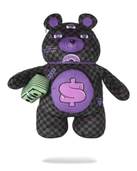 ZAINO MONEYBEAR CON SQUALO SLIME VIOLA