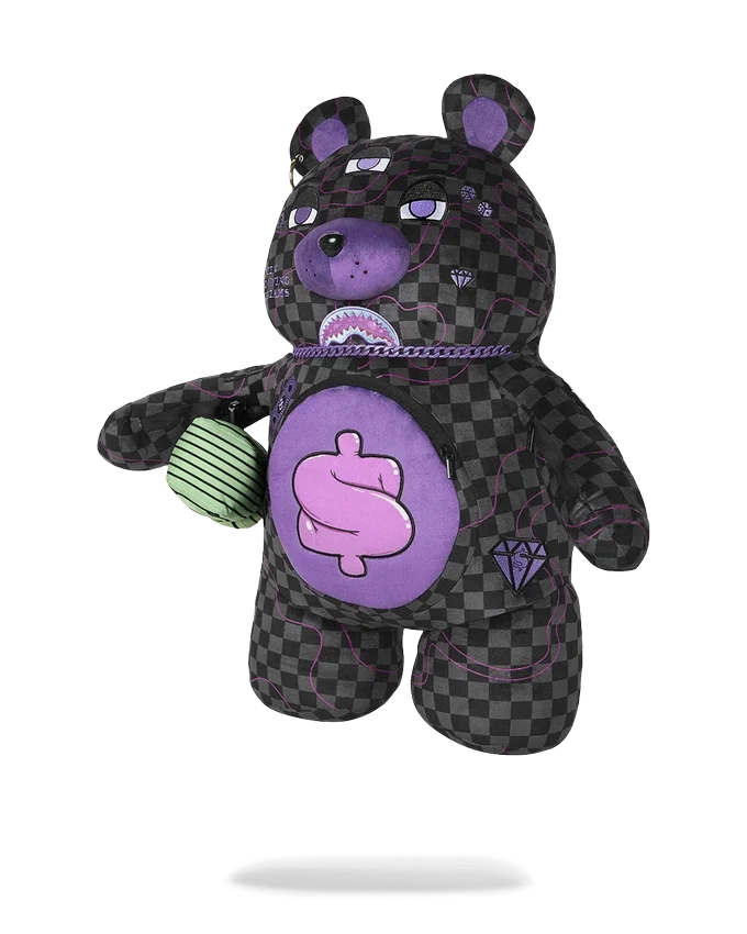ZAINO MONEYBEAR CON SQUALO SLIME VIOLA