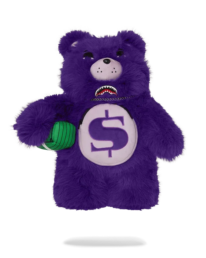 Zaino Moneybear Furzilla Shark (viola)