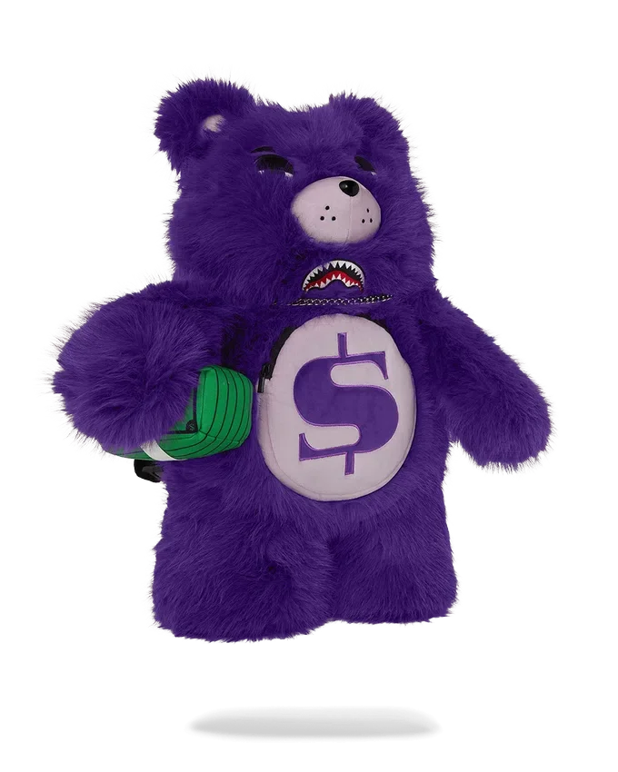Zaino Moneybear Furzilla Shark (viola)
