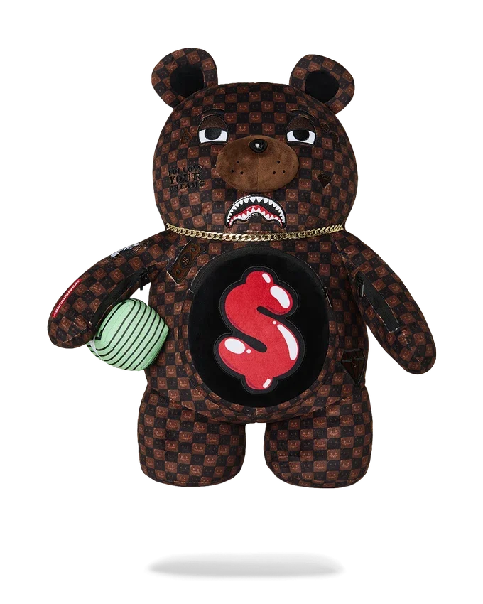 Zaino Moneybear "Grin & Grind" di Sharks in Paris