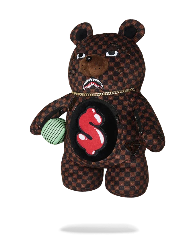 Zaino Moneybear "Grin & Grind" di Sharks in Paris