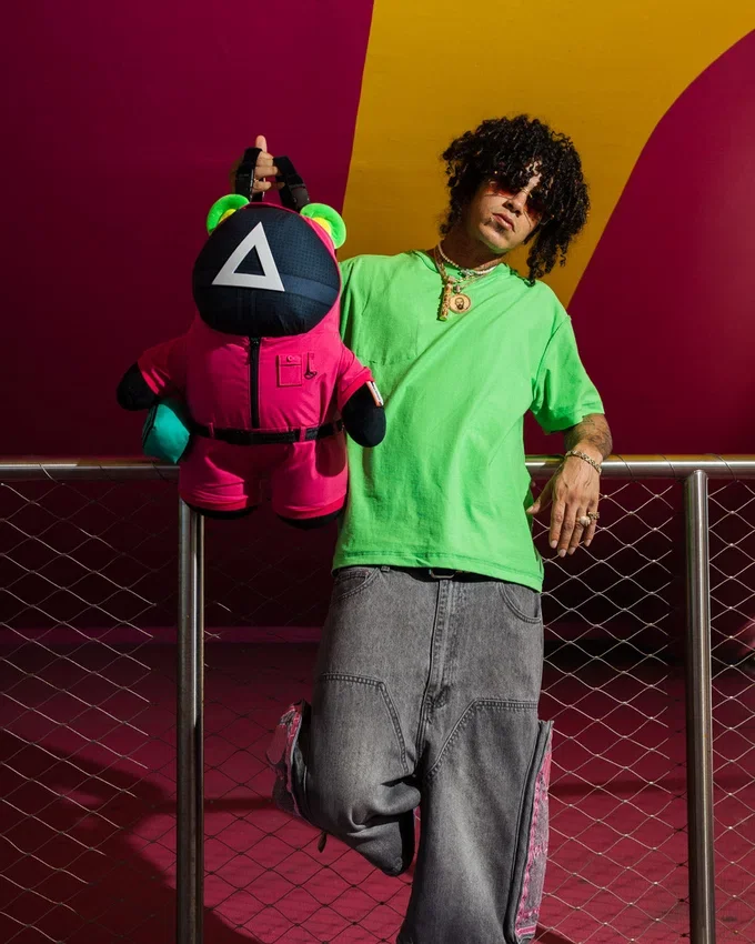 Zaino Moneybear "Pink Soldiers" in collaborazione con SQUID GAME