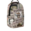 Zaino ONE PIECE CON POSTER DEGLI SQUALI RICERCATI