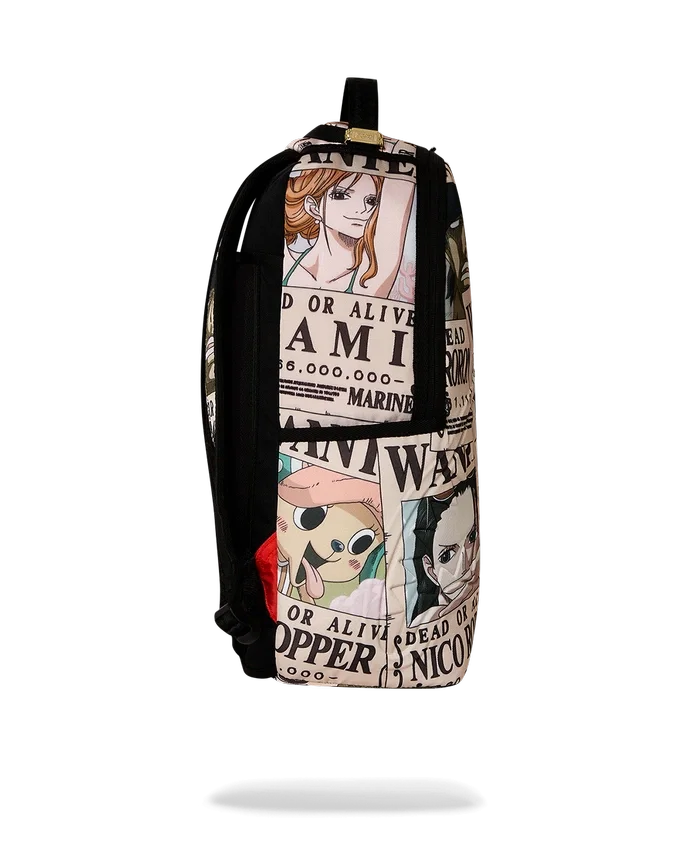 Zaino ONE PIECE CON POSTER DEGLI SQUALI RICERCATI