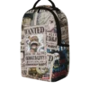 Zaino ONE PIECE CON POSTER DEGLI SQUALI RICERCATI