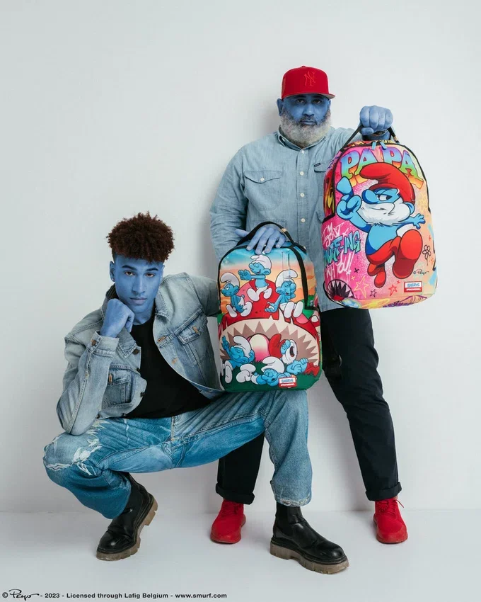 Zaino PAPA SMURF ON THE RUN