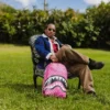 Zaino PINK CAMOCHECK