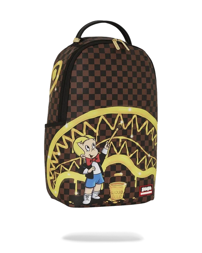 Zaino RICHIE RICH PAINT THE SHARK GOLD