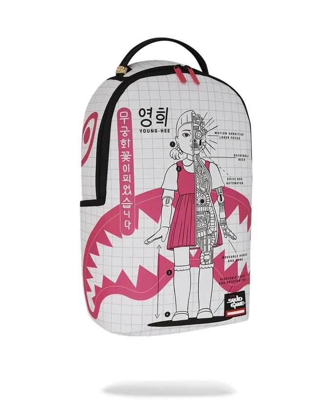 Zaino "Robot Girl" della collaborazione con "Squid Game"