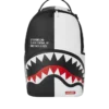ZAINO SHARK CENTRAL SPLIT NERO/BIANCO (DLXV)