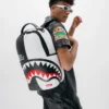 ZAINO SHARK CENTRAL SPLIT NERO/BIANCO (DLXV)