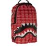 ZAINO SHARK REALIZZATO CON ETICHETTE INTRECCIATE