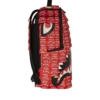 ZAINO SHARK REALIZZATO CON ETICHETTE INTRECCIATE
