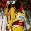 Zaino Spongebob Eye Pop con occhi rimovibili