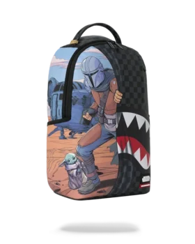 Zaino STAR WARS MANDO GROGU “GET TO THE SHIP”