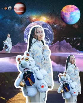 Zaino UFO SPACED OUT MONEYBEAR TEDDYBEAR