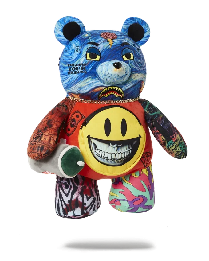 Zaino VILLAIN MONEY BEAR TEDDYBEAR EDIZIONE RON ENGLISH