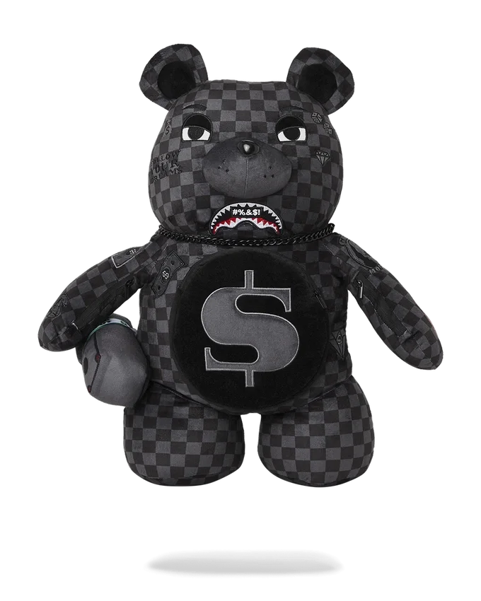 Zaino "WHAT THE BEEP' SHARK MONEYBEAR TEDDYBEAR"