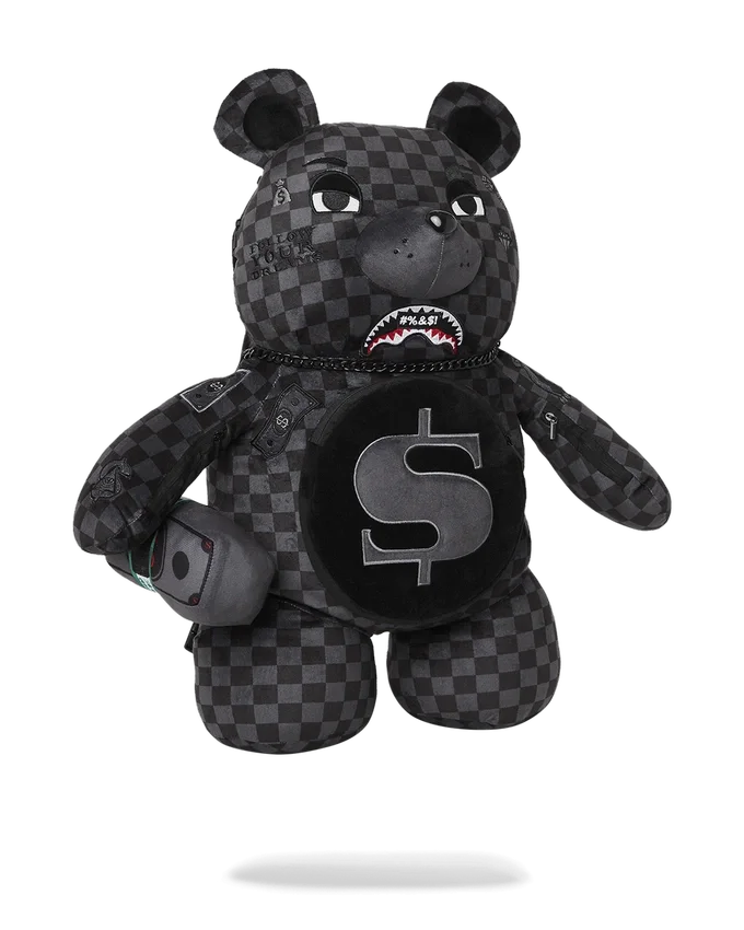 Zaino "WHAT THE BEEP' SHARK MONEYBEAR TEDDYBEAR"