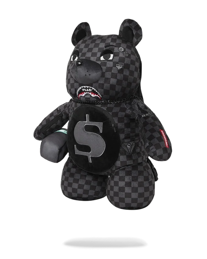 Zaino "WHAT THE BEEP' SHARK MONEYBEAR TEDDYBEAR"